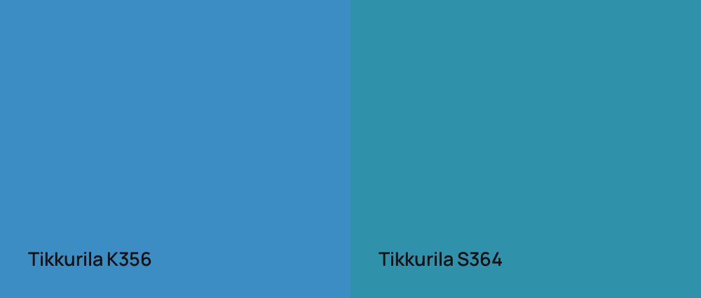 Tikkurila  K356 vs Tikkurila  S364