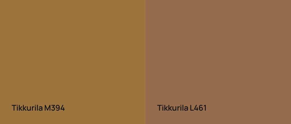 Tikkurila  M394 vs Tikkurila  L461