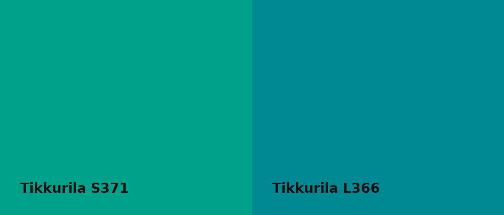 Tikkurila  S371 vs Tikkurila  L366