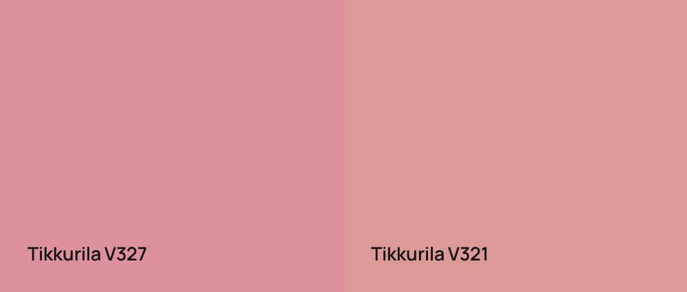 Tikkurila  V327 vs Tikkurila  V321