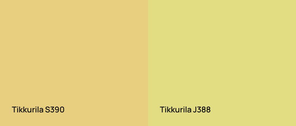 Tikkurila  S390 vs Tikkurila  J388