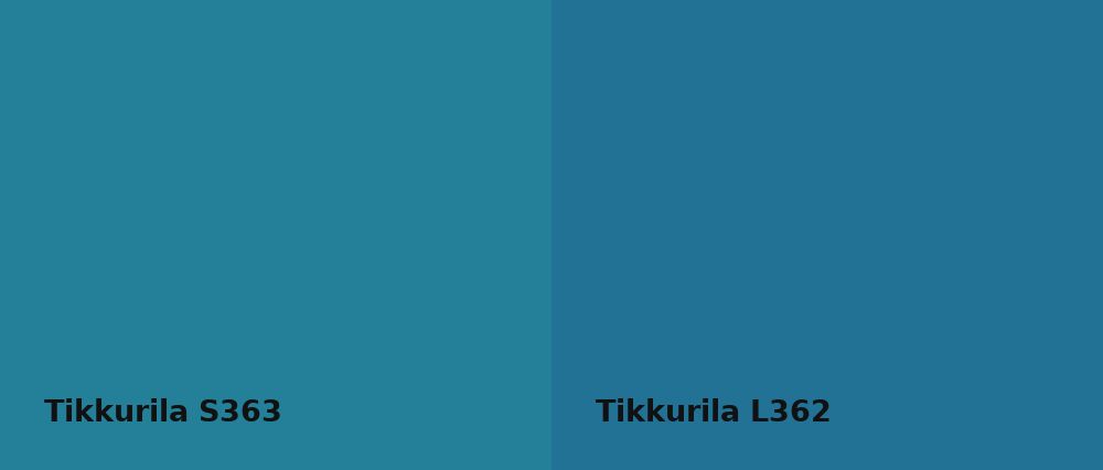 Tikkurila  S363 vs Tikkurila  L362