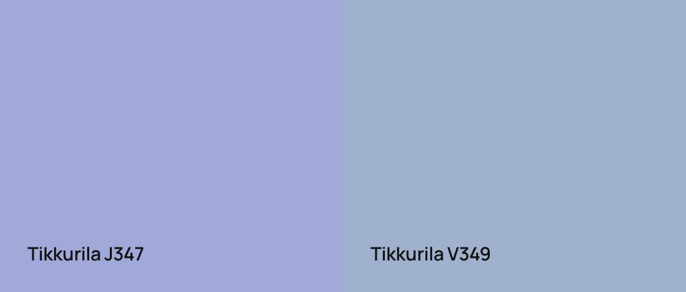 Tikkurila  J347 vs Tikkurila  V349