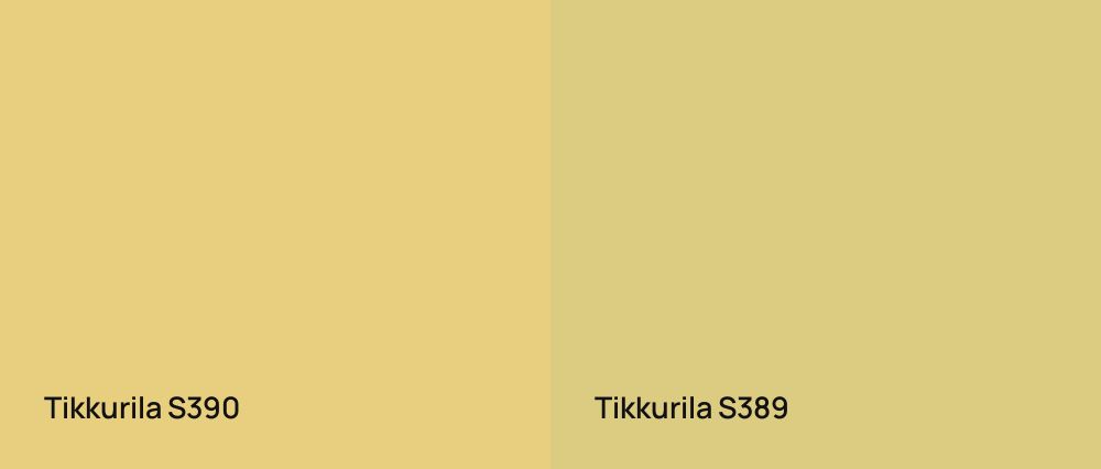 Tikkurila  S390 vs Tikkurila  S389