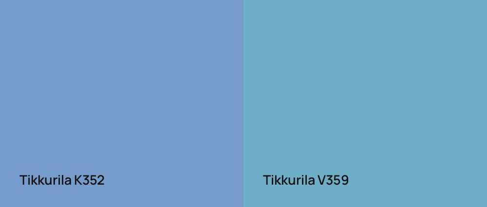 Tikkurila  K352 vs Tikkurila  V359