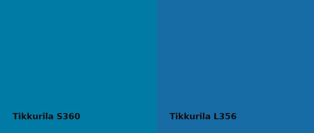 Tikkurila  S360 vs Tikkurila  L356