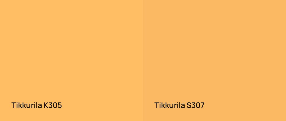 Tikkurila  K305 vs Tikkurila  S307