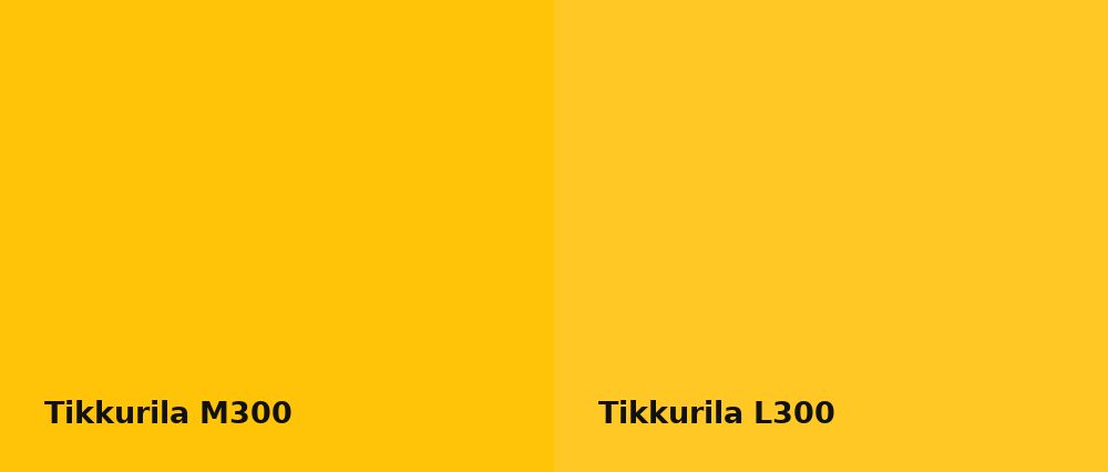 Tikkurila  M300 vs Tikkurila  L300