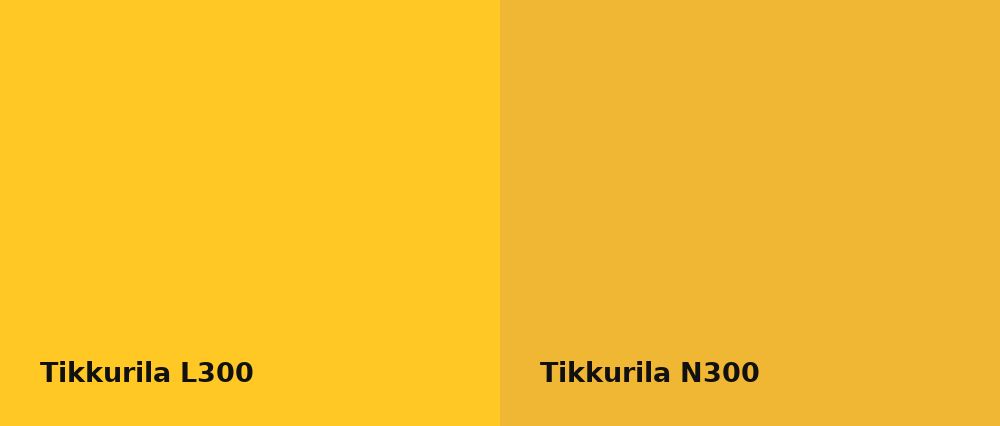 Tikkurila  L300 vs Tikkurila  N300